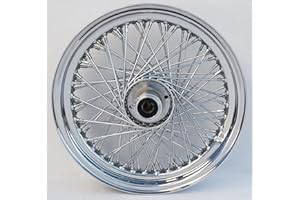 ULTIMA / KCINT 16 X 3" 80 SPOKE CHROME FRONT WHEEL HARLEY HERITAGE FATBOY DELUXE FLST FLSTF