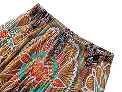 NASHALYLY Women's Chiffon Elastic High Waist