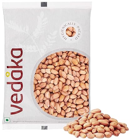 Amazon Brand-Vedaka Raw Peanuts, Pink, 1kg