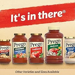 Prego Chunky Tomato with Garlic and Onion Pasta