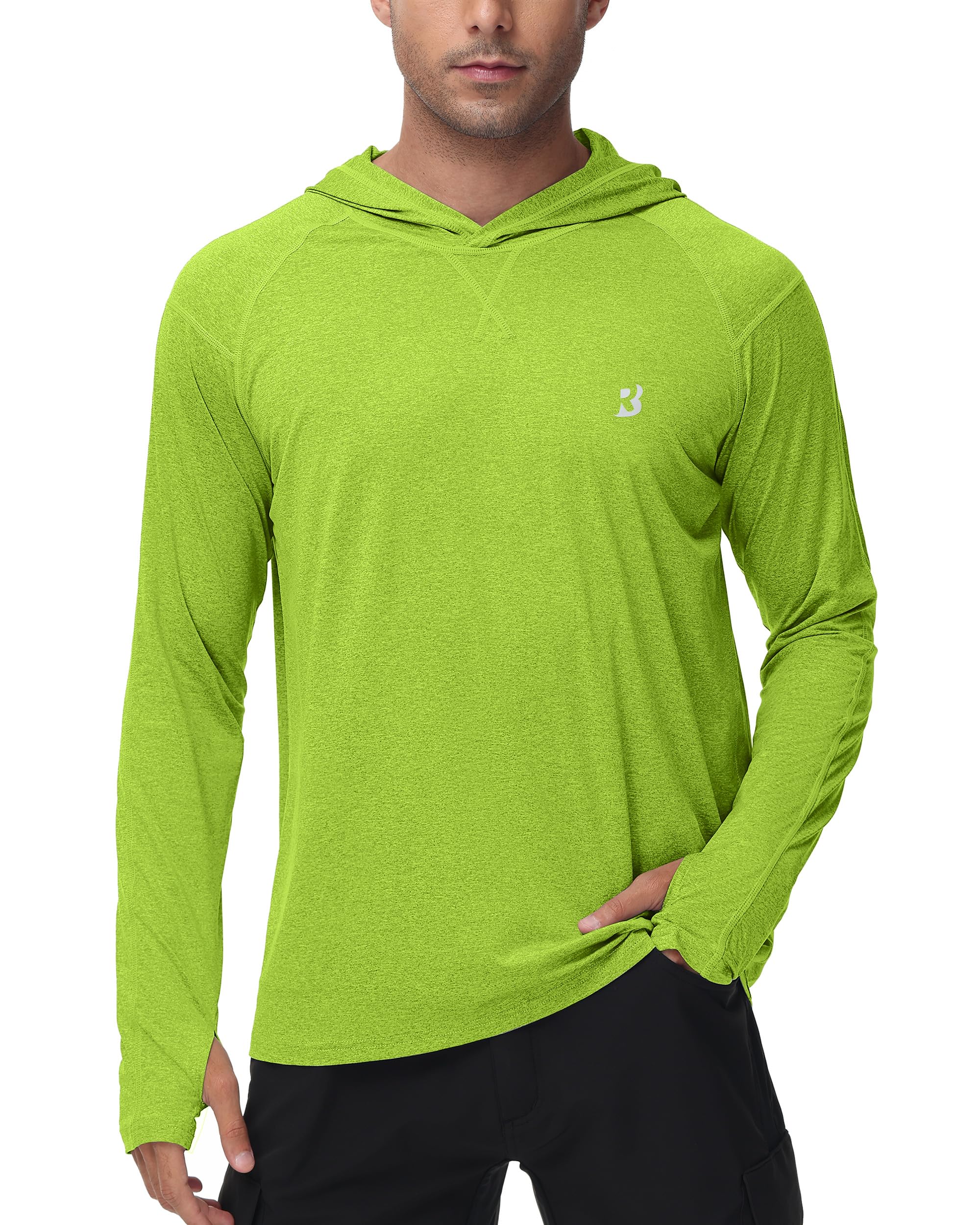 Roadbox Mens UPF 50+ Fishing Shirts, Long Sleeve UV