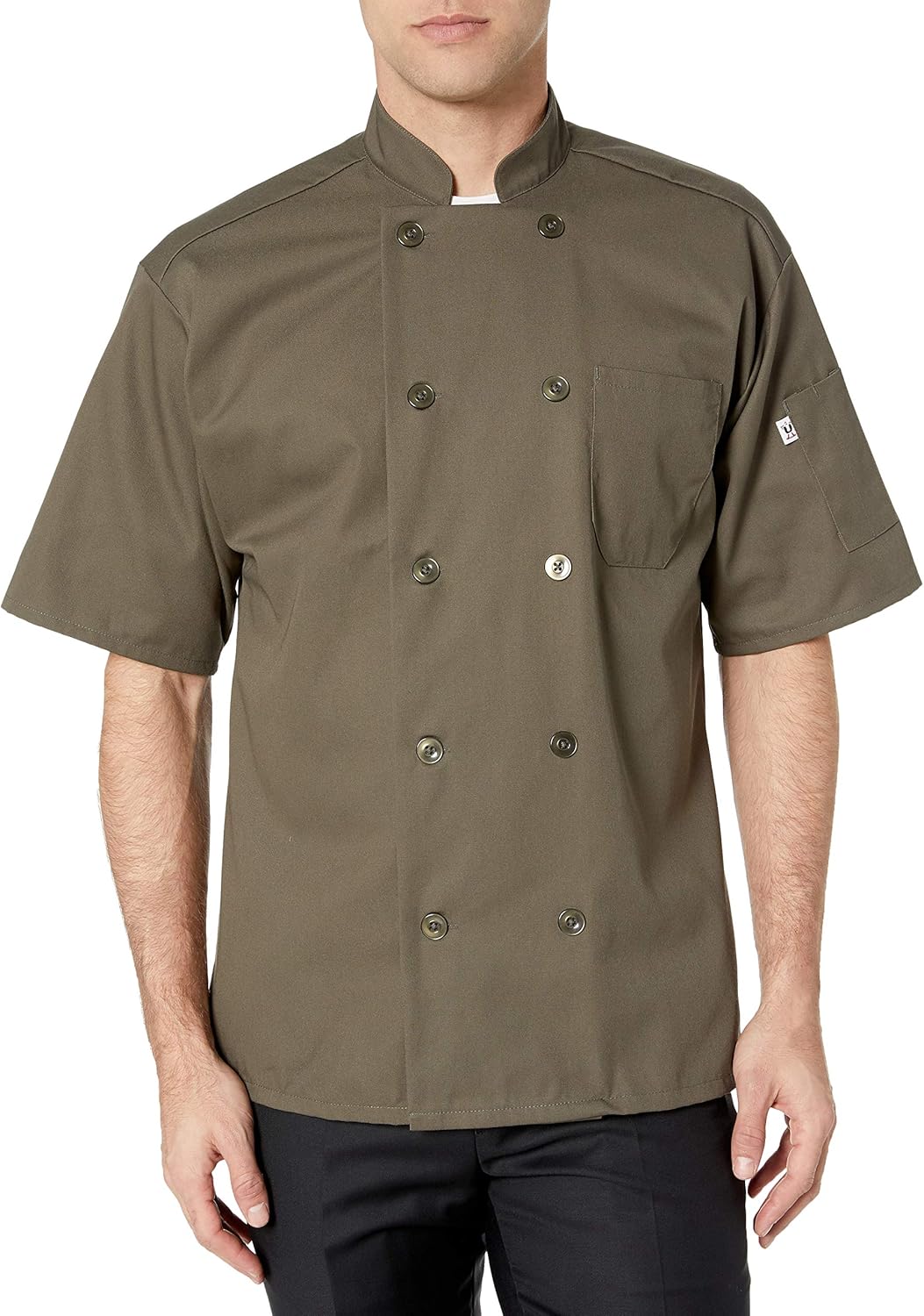 Uncommon Threads South Beach Chef Coat Short Sleeves: Clothing