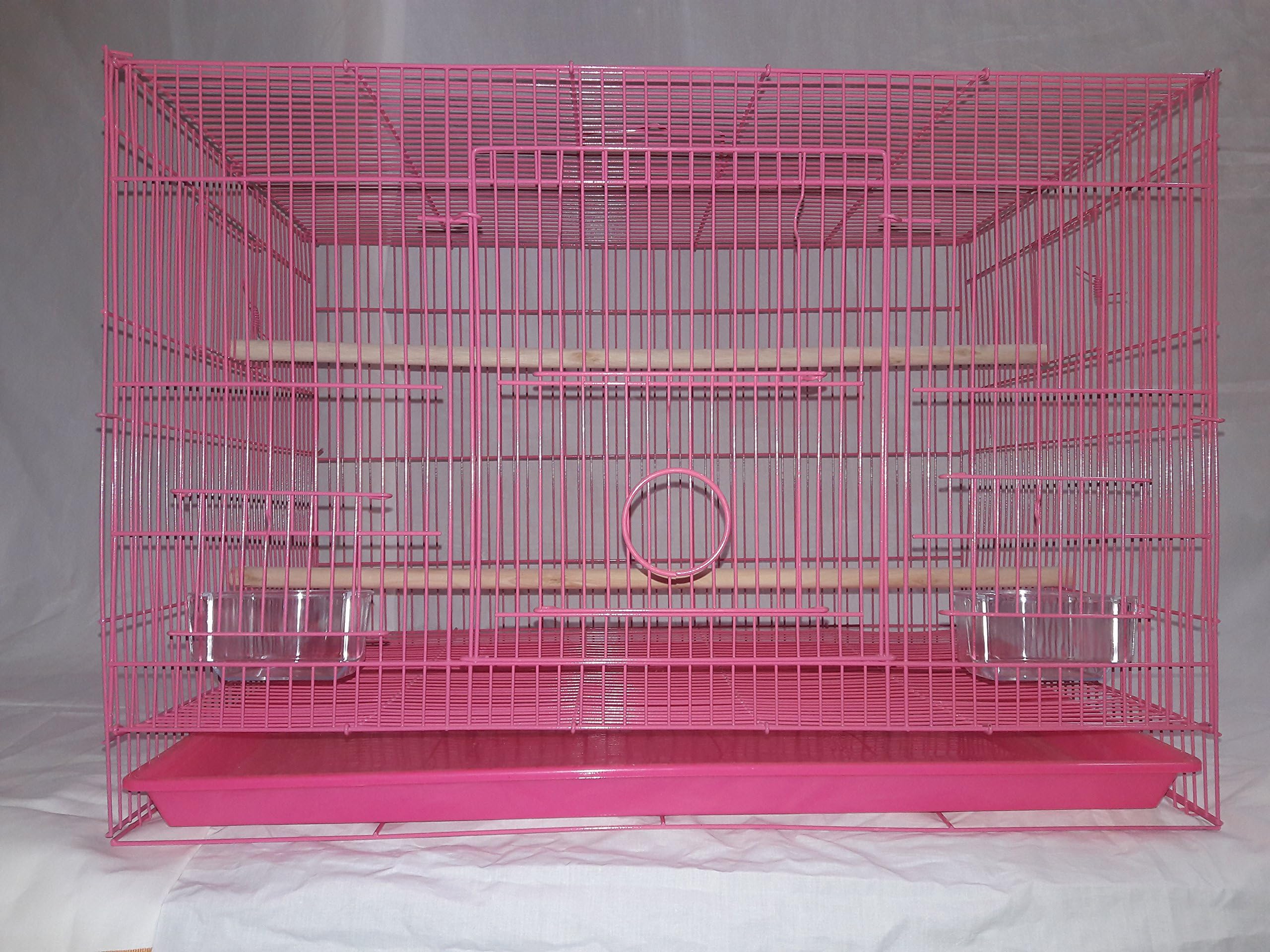 Adventure pet cage Birds Breeding Cage (Pink)