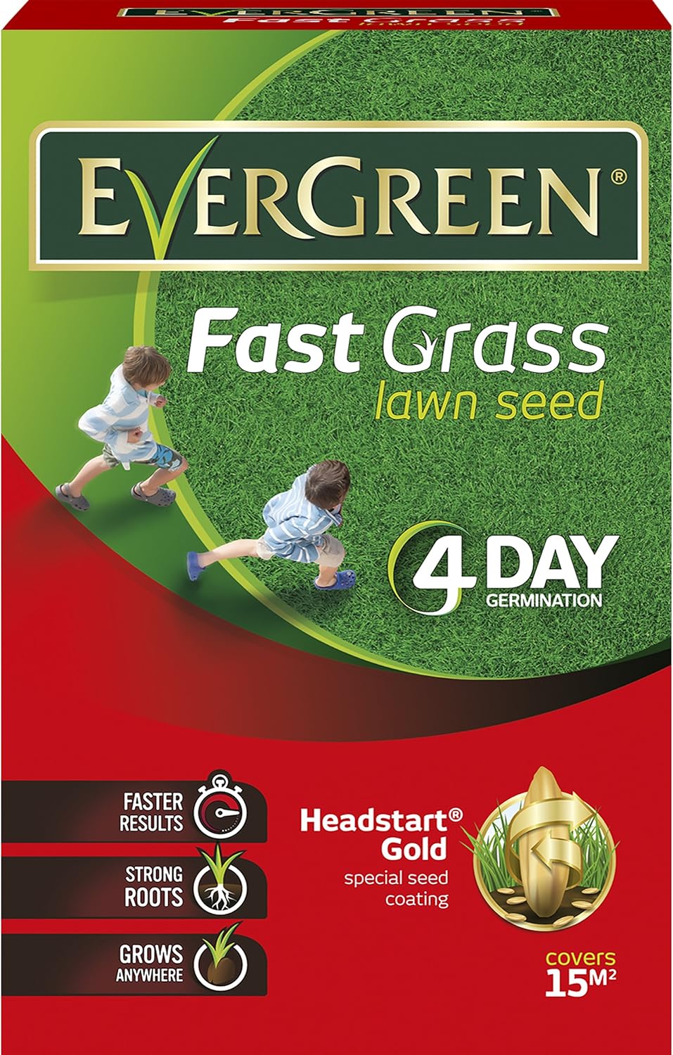 EverGreen Fast Grass Lawn Seed 450g Amazon.co.uk Garden & Outdoors