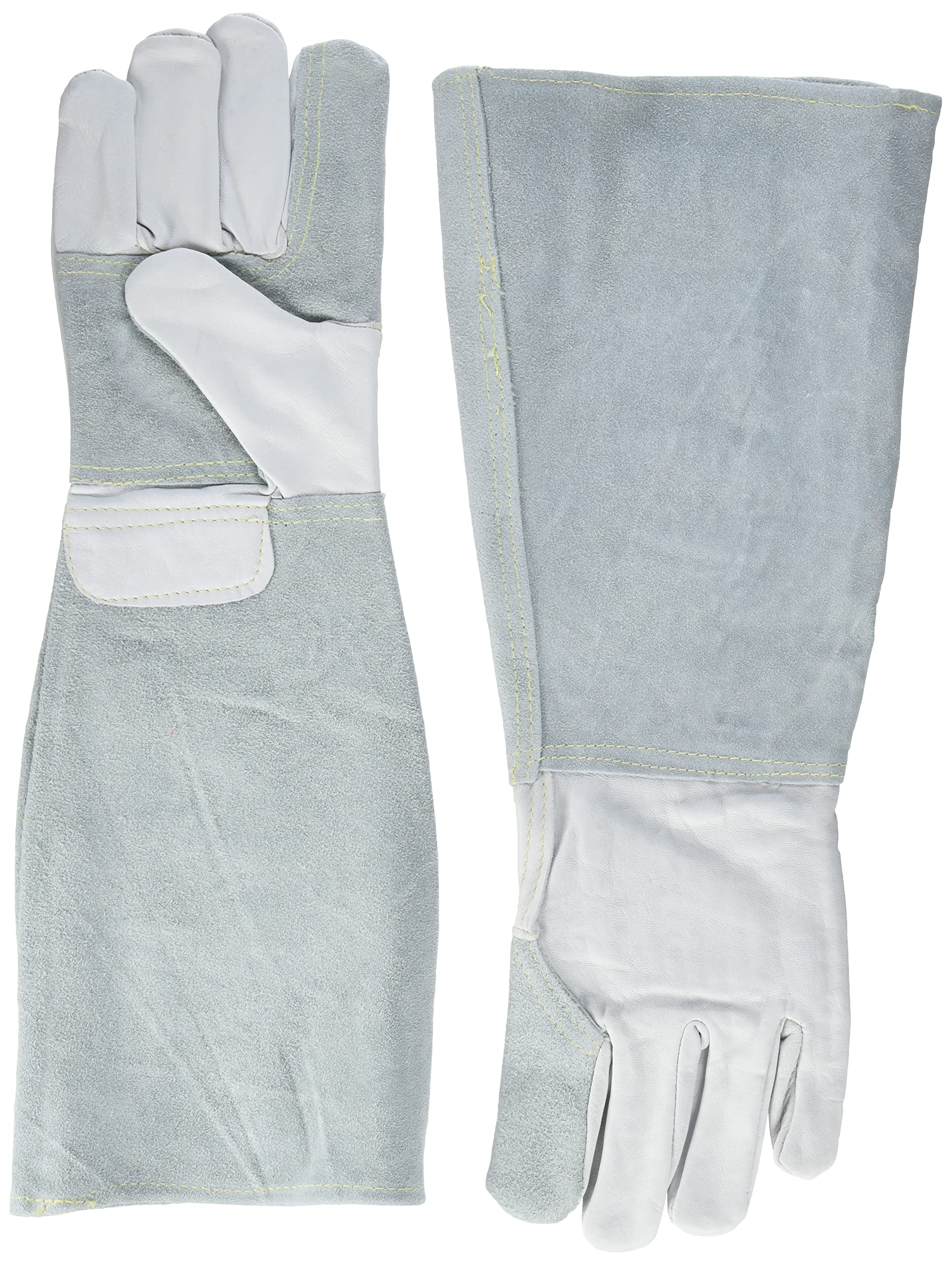 Protective leather gloves