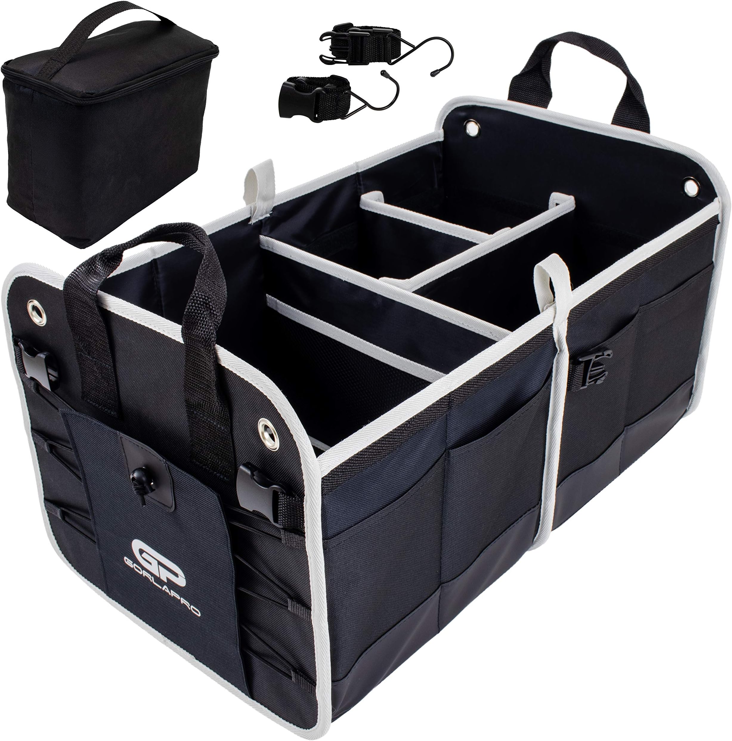 Premium Heavy Duty Trunk Organizer for Car SUV Auto Collapsible Portable