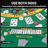 Silver Valley 200 Piece Poker Set Casino Style with Felt Mat Chips Cards Tin view 3