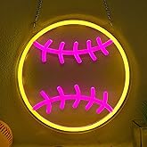 Softball Neon Sign - Dimmable Sport Wall Decor With USB Power, Softball Gifts for Girls 8-12, LED Neon Lights for Girls Cave College Dorm Softball Fan Accessories Stuff