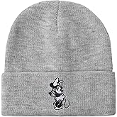 Disney’s Minnie Mouse Classic Adult Gray Cuffed Knit Beanie