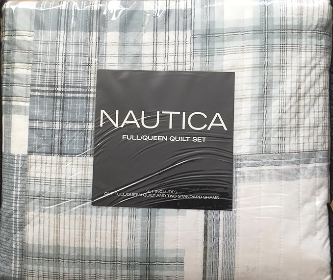 Nautica 3 Piece Reversible Full/Queen Quilt