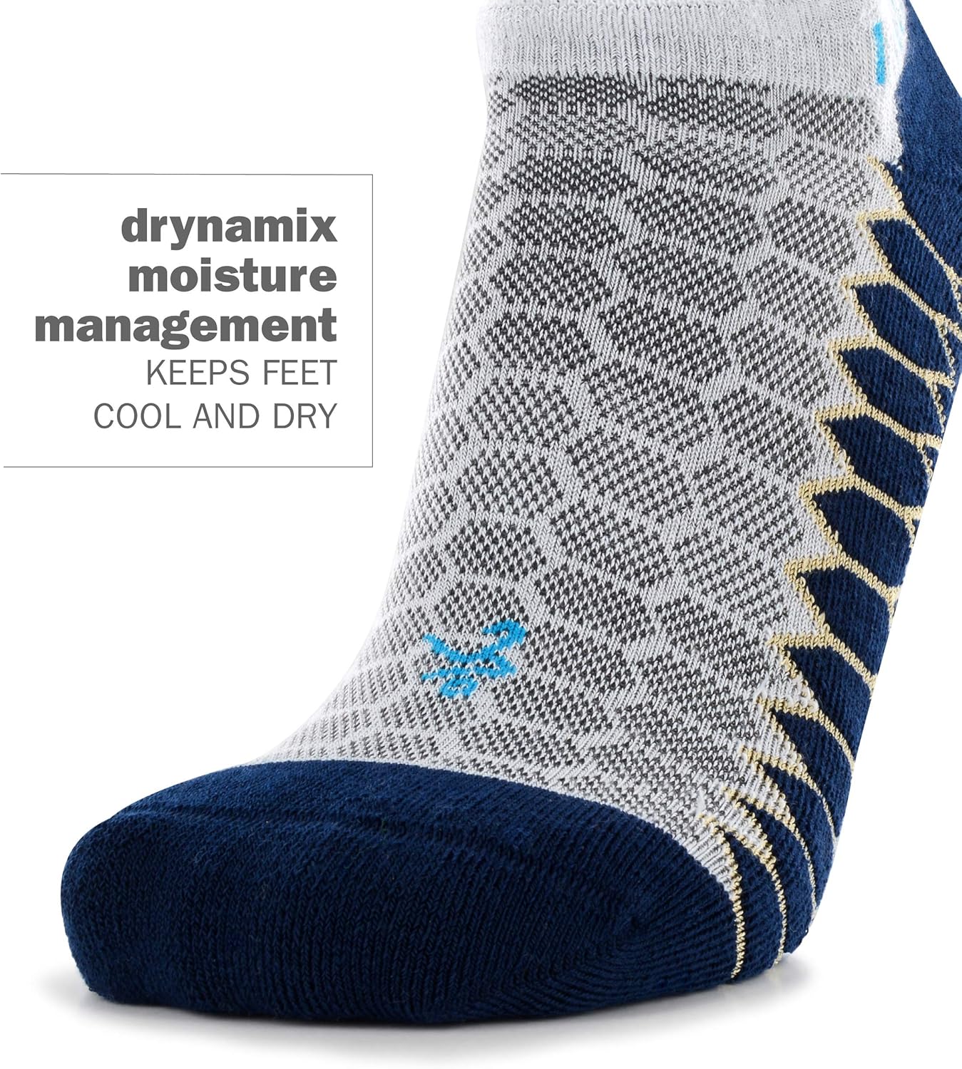 Balega Silver Antimicrobial NoShow CompressionFit Running Socks for