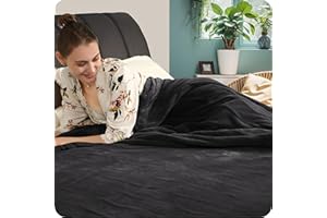 DUODUO Electric Heated Blanket 72"x84" Full Size with 4 Heating Levels and 10 Hours Auto-Off Large Oversized Heating Blanket with Soft Plush Fabric for Bedding - Dark Grey