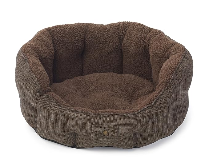 House of Paws Harris Tweed Oval Dog Bed, Small Amazon.co.uk Pet Supplies
