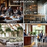 Belle Vous A4 Menu Covers 10 Pack Double View Black Leather Look view 7