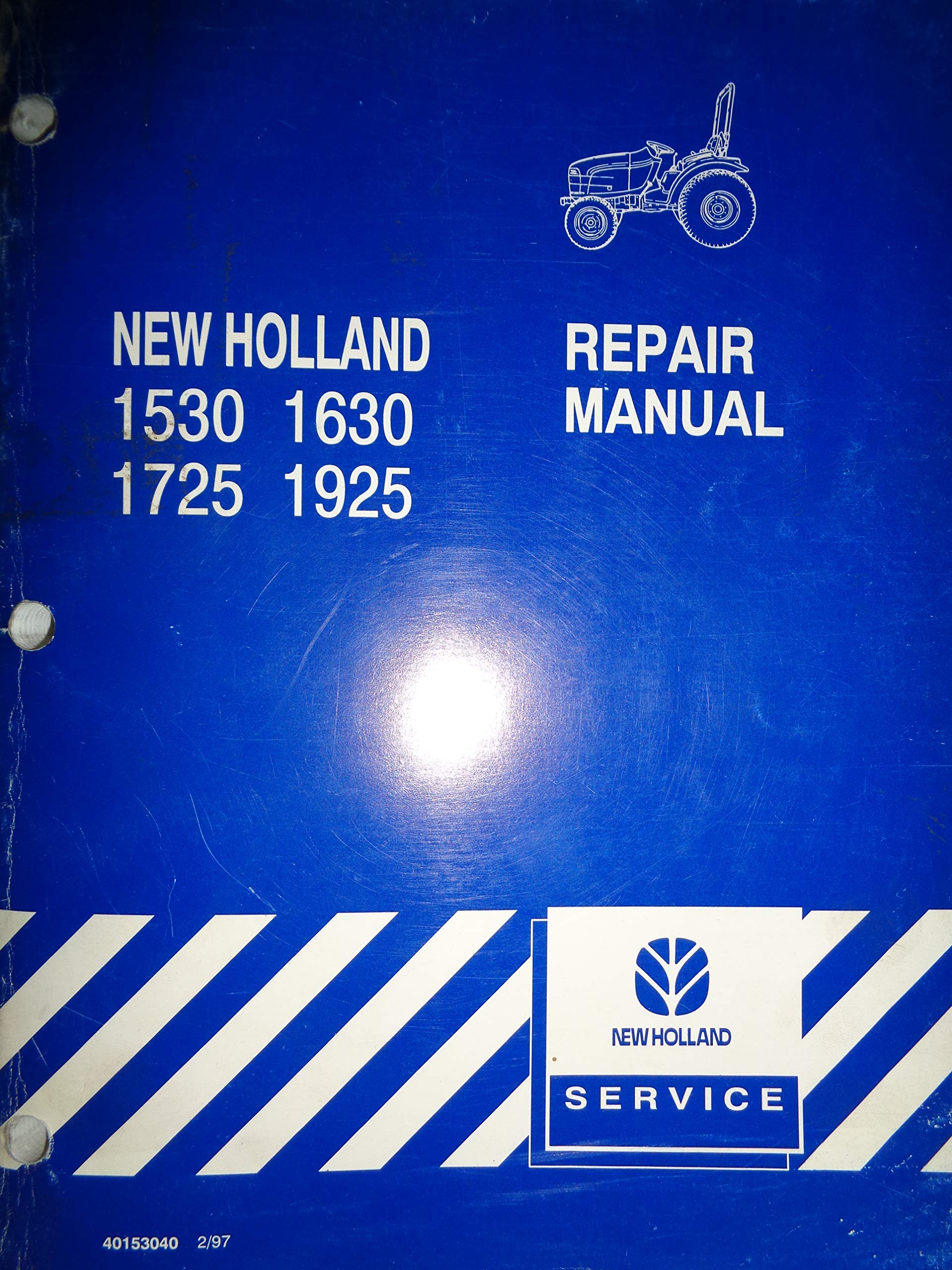 New Holland 1530 1630 1725 1925 Tractor Repair Service Manual 2/97 40153040  Paperback – 1997