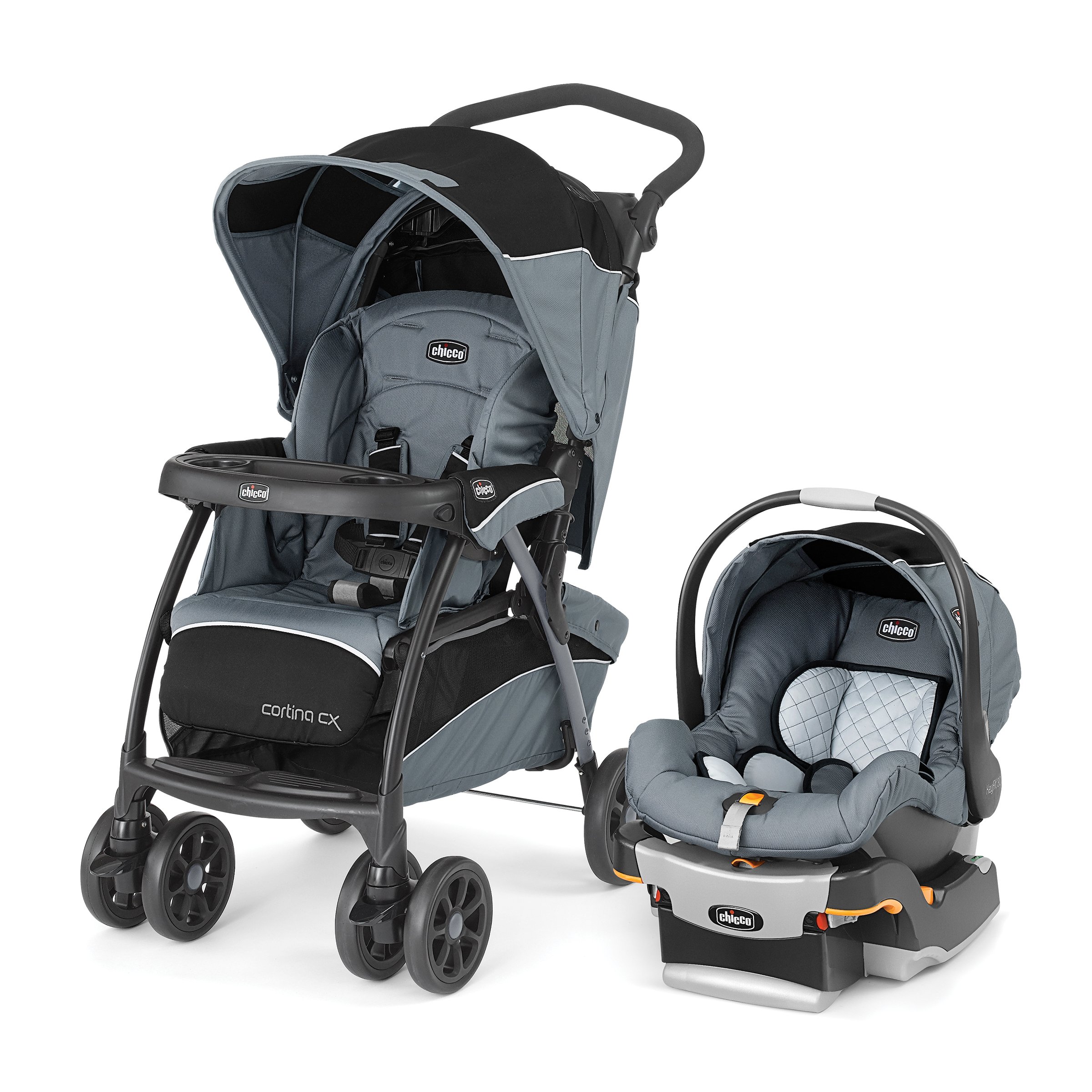 Chicco Cortina CX Travel System, Iron in Oman Whizz Travel Systems - Main Image