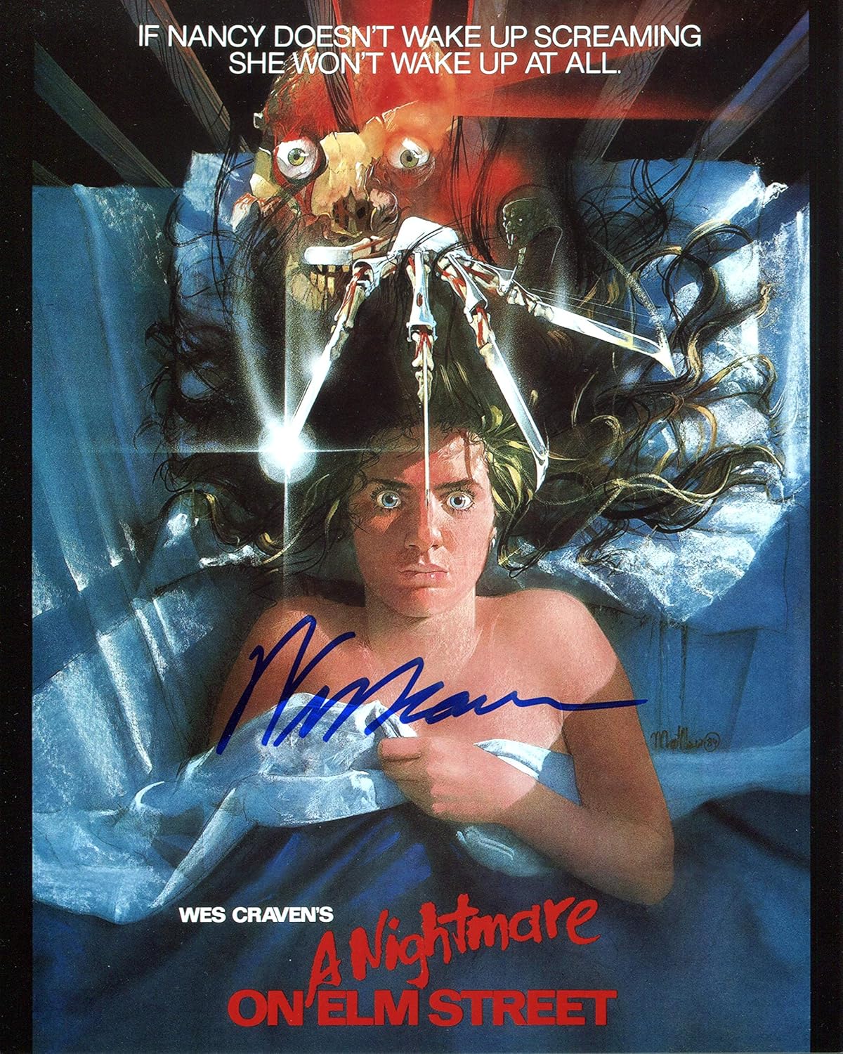 Wes Craven Signed/Autographed A Nightmare On Elm Street Movie Poster 8x10 Glossy Photo. Includes FANEXPO Certificate of Authenticity and Proof. Entertainment Autograph Original.