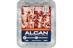 ALCAN Bakeware Essentials Aluminum Foil Pans Rectangular 12X9X2.5 inches 3-Count