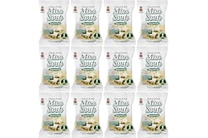 MIYASAKA JOZO USA INC Miko Brand Freeze Dried Soup, Vegetarian, miso, 3.24 Ounce (Pack of 12)