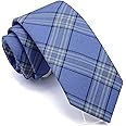 GUSLESON 2.8"（7cm） Plaid/Striped Necktie Tartan Woven TR Material Tie + Gift Box