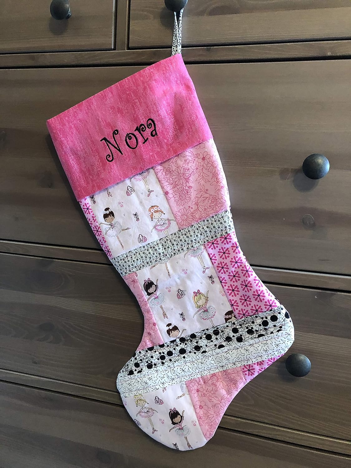 Personalized and Quilted Christmas Stocking