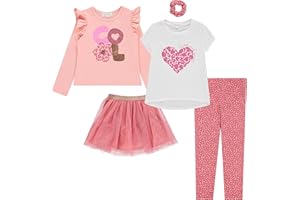 BTween Girls Kids Fall Clothing and Accessory Set- 5pc Mix And Match Sets