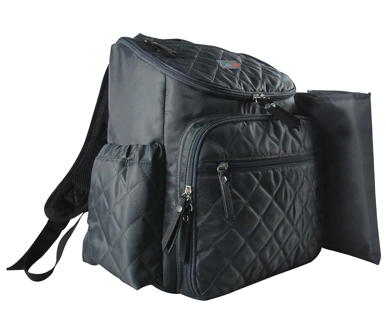 diaper bag built in changing pad