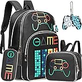 Meetbelify Backpacks for Boys School Backpack with Lunch Box for Elementary Student Kids Travel BookBag for Boys Ages 6-8 Years Old