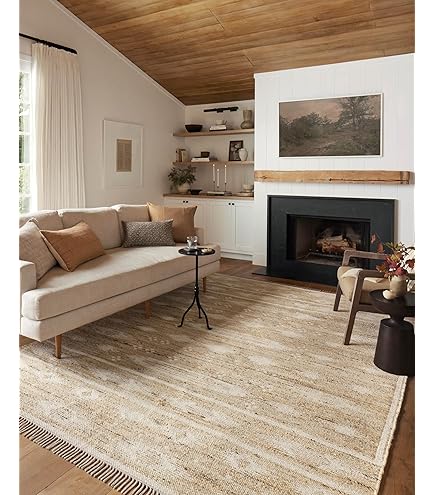 Amazon.com: Loloi Angela Rose Amira Collection, Ivory & Pebble, 7