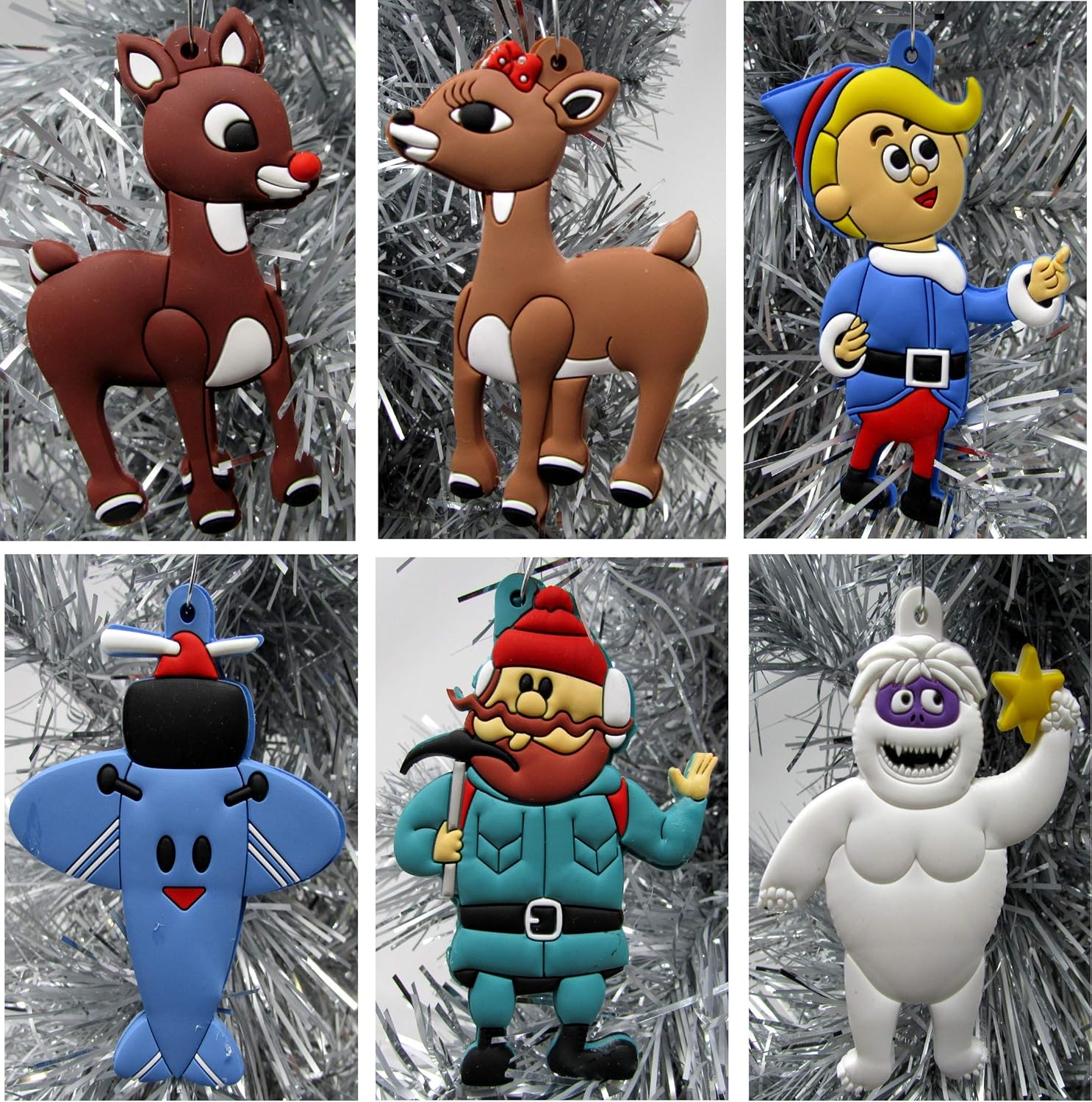 Ornament Rudolph The RED Nosed Reindeer Holiday Christmas Set Unique