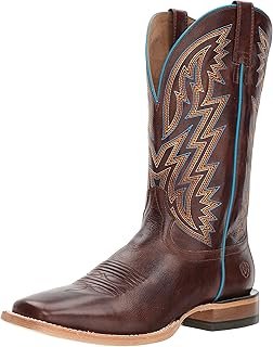 ariat men's relentless gold buckle caiman exotic boots