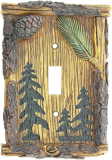 Pine Tree Themed Decorative Plate Cover Single Switch Amazon Com