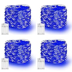 Dazzle Bright Fairy Lights Battery Operated, 4 Pack