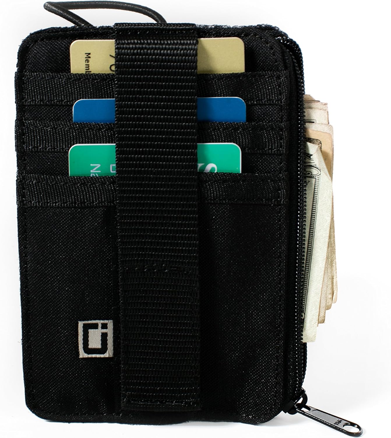 RFID Blocking Military Tactical Wallet Badge Holder Nylon with Velcro