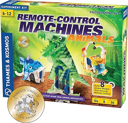 Amazon Com Thames Kosmos Remote Control Machines Animals Science Kit Toys Games