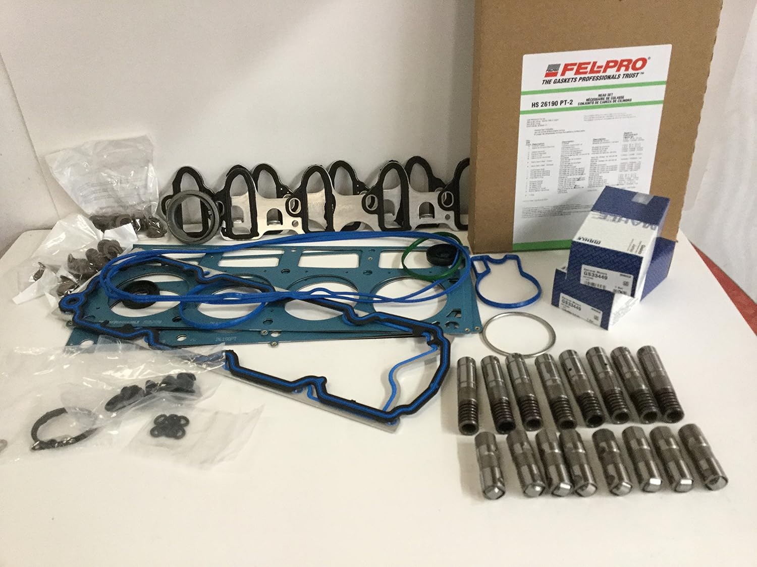 FELPRO Head Gasket Set+Bolts+AFM DOD Lifters Kit