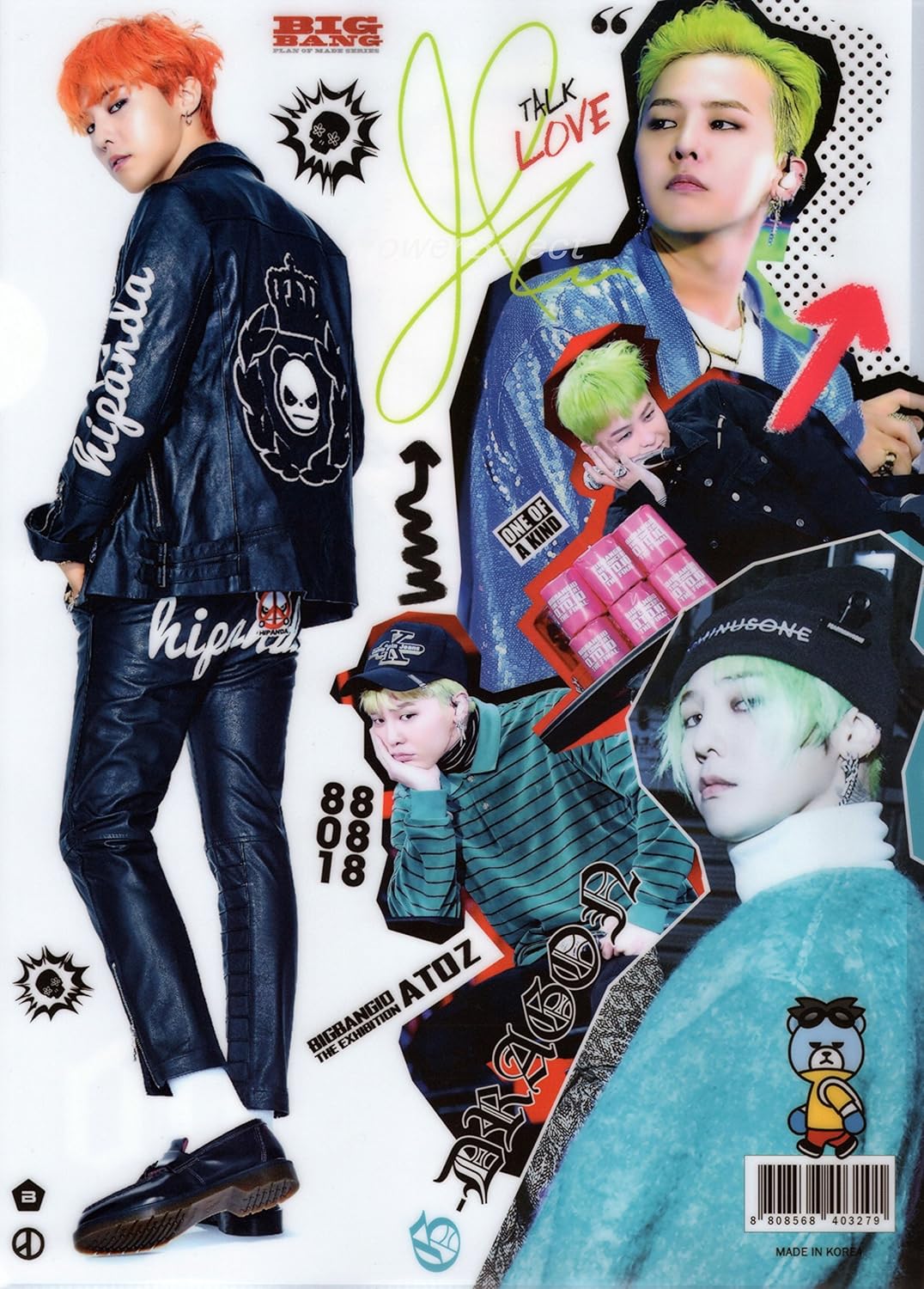 Amazon Bigbang ビッグバン G Dragon ジードラゴン ジヨン Gd クリアファイル サイズ Ver 2 アイドル 芸能人グッズ 通販