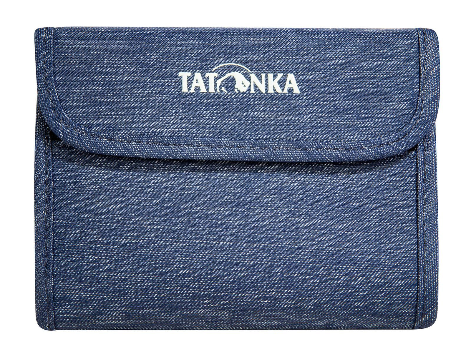 Tatonka Euro Wallet - Velcro Wallet with 5 Credit Card Slots, Note Compartment and Zip Compartment for Coins - 10 x 14 x 2 cm - Navy