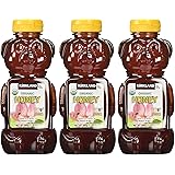 3 Kirkland Signature Clover Honey Bears- 1 Lb 8 Oz-(three)