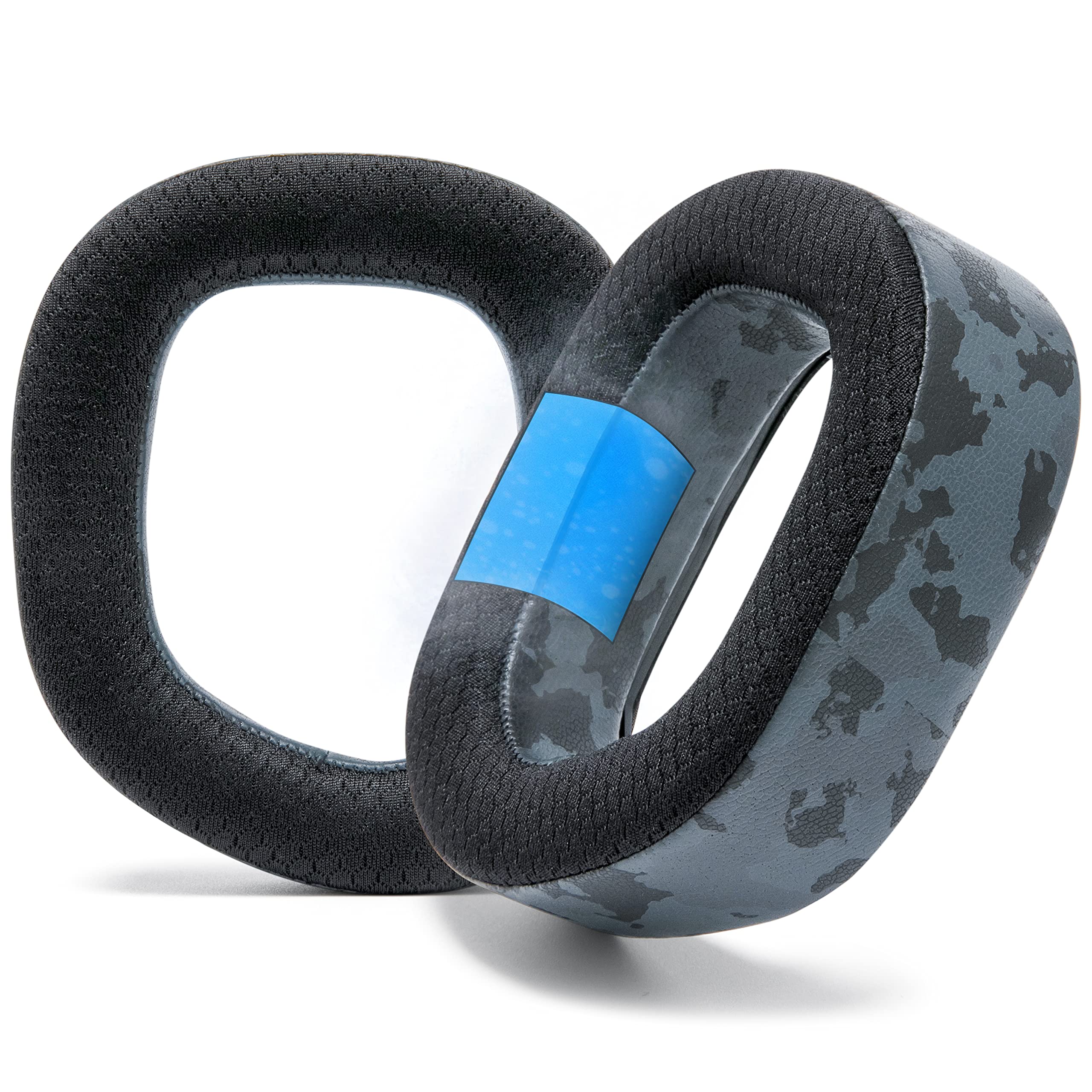 WC FreeZe HS80 - Cooling Gel Replacement Earpads for Corsair HS80 RGB Wireless & Wired by Wicked Cushions - Elevate Comfort, Durability, Thickness & Sound Isolation | Black Camo