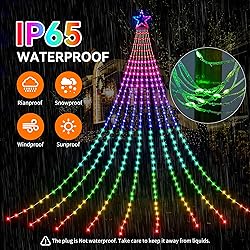 Christmas Decoration RGB String Lights, Outdoor