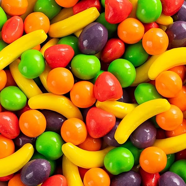 WONKA RUNTS HARD, CHEWY & FRUITY CANDY, RECLOSEABLE BAG 12.0 OZ