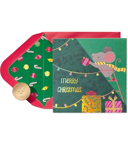 Papyrus Merry And Magical Holiday Card For Kids - Unicorn Christmas Greeting Card With Ornament