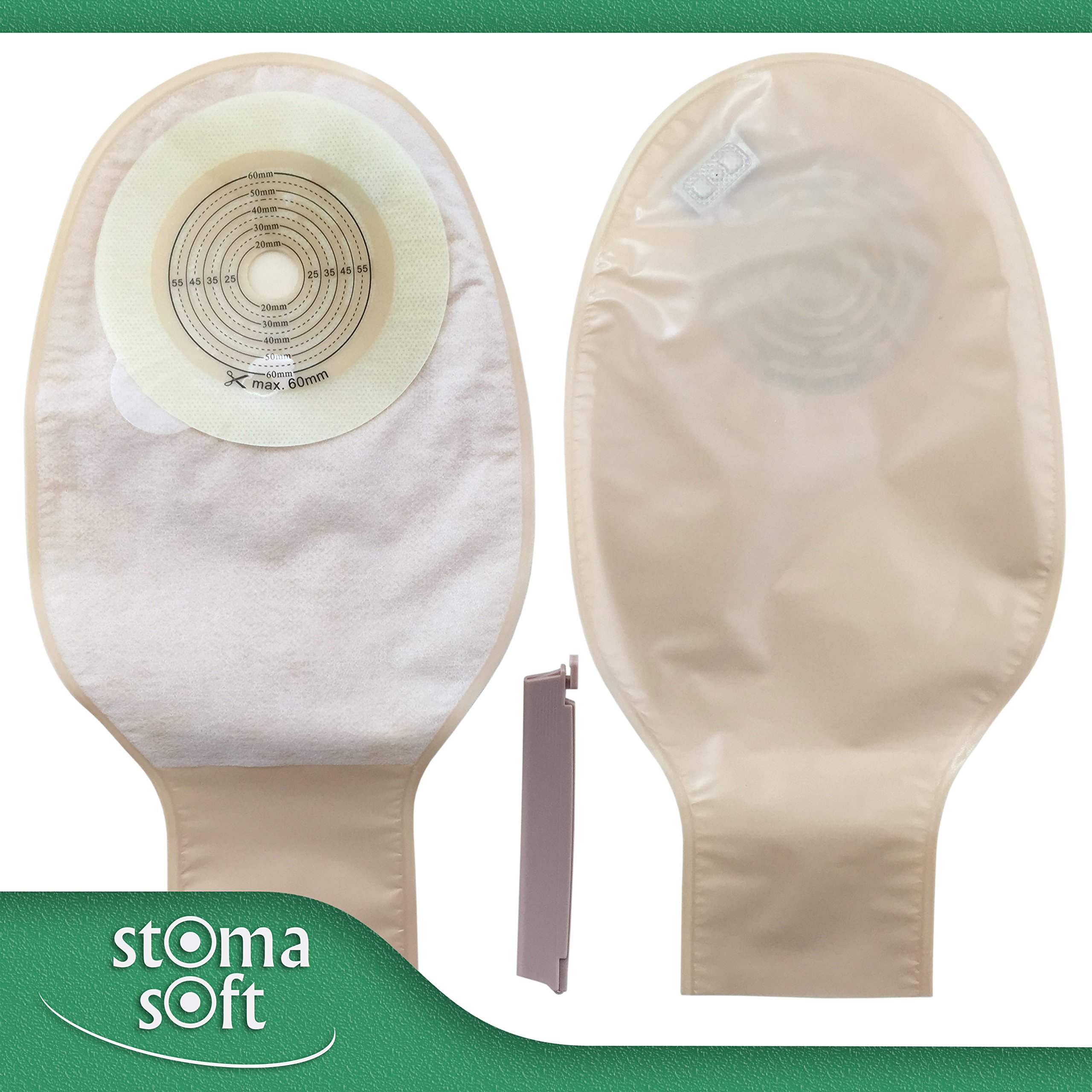 Ostomy Colostomy Ileostomy Stoma Drainable Pouch Bag Cut to Fit One