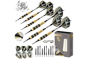 SHOT TAKER CO. EST. 2017 Soft Tip Darts Set-Professional Darts | Customizable Configuration | Aluminum & Plastic Shafts, O-Ri