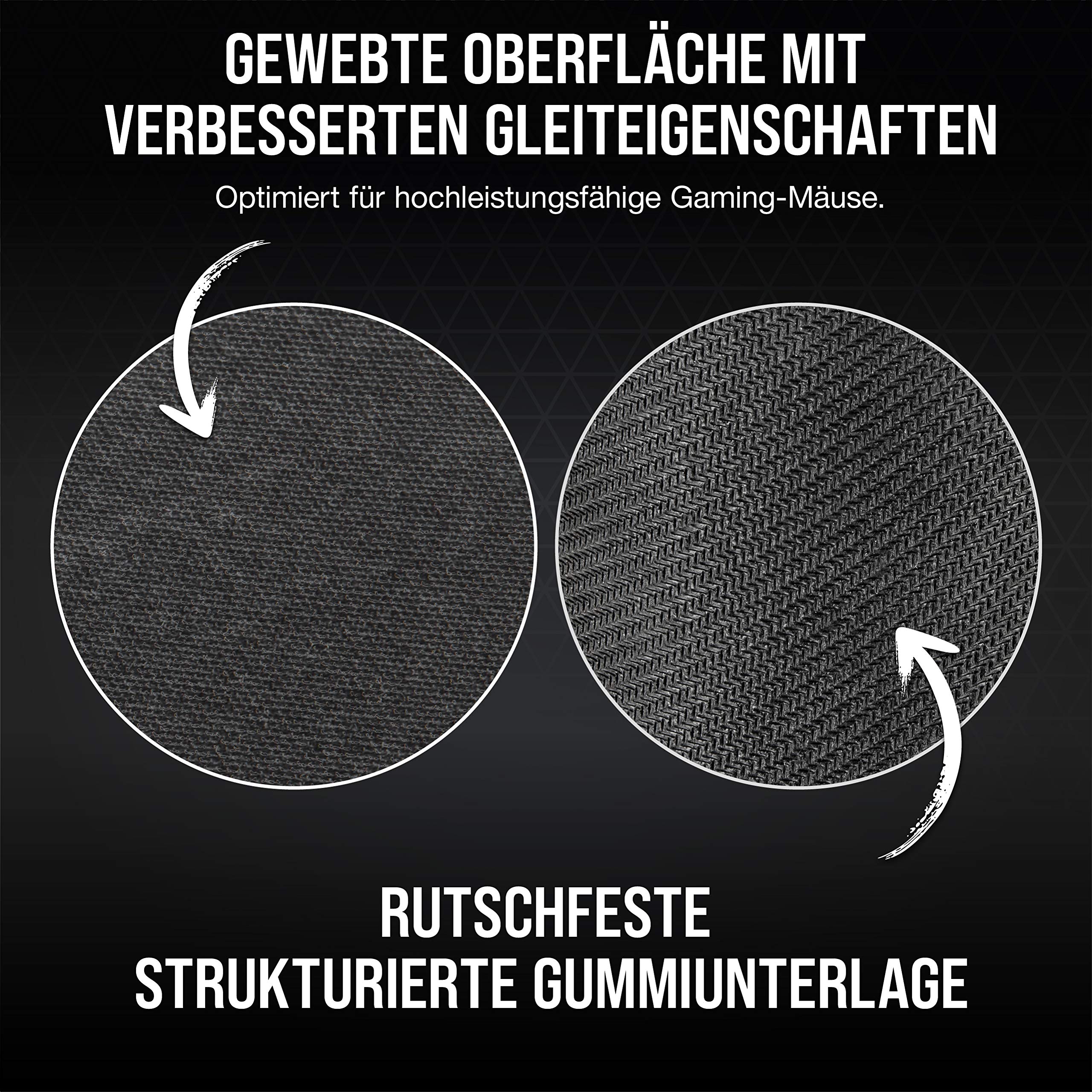 Corsair MM700 RGB Cloth Gaming-Mauspad - Extended 930mm x 400mm - Schwarz 9