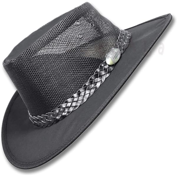 Oztrala~ Suede Leather Breezer Mesh Hat JACARU Cowboy  display picture 3
