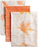 Maison d Hermine Kitchen Towels Set of 3 100% Cotton 70x50 cm Autumn