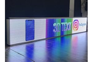 Super Bright New SMD P8 Full Color Programmable LED Sign for Store Windows and Outdoor via Cell Phone and Computer Built-in W