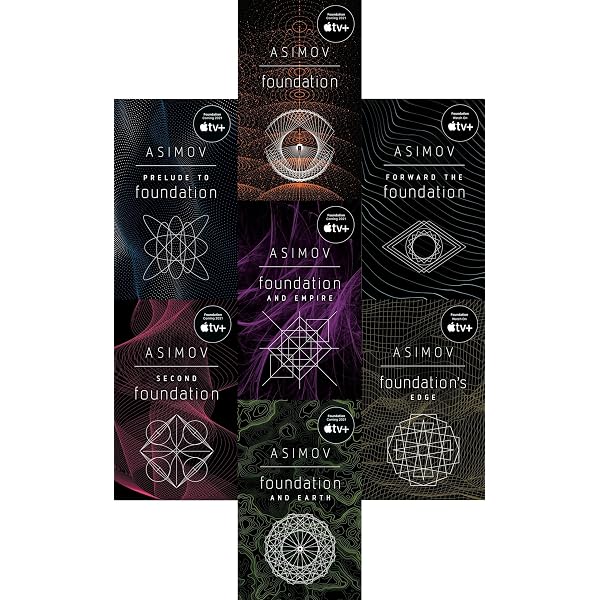 Isaac Asimov The Foundation Series 7 Books Collection Set